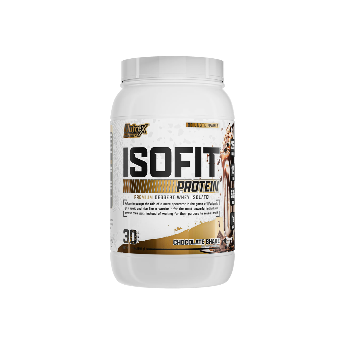 Proteina IsoFit Nutrex 2LB 30 Servicios